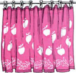 Fiber Etch Created See-Thru Curtains