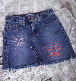Denimolition Jeans Skirt